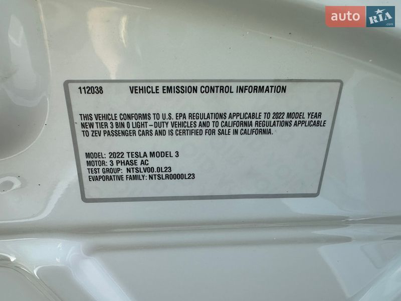 Седан Tesla Model 3 2021 в Вінниці фото 20 Седан Tesla Model 3 2021 в Вінниці