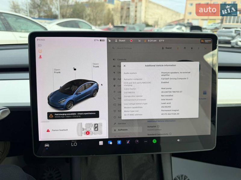 Седан Tesla Model 3 2021 в Луцьку фото 19 Седан Tesla Model 3 2021 в Луцьку
