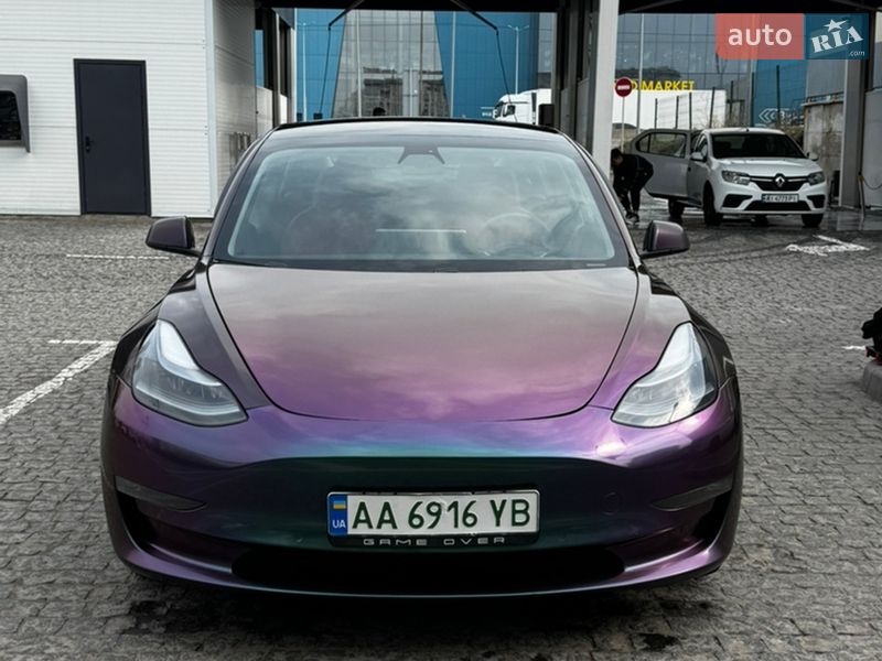 2021 Tesla Model 3, VIN 5YJ3E1EB6MF902447:plate — фото 1 (autoria)