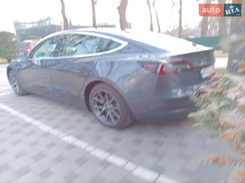 2019 Tesla Model 3, VIN 5YJ3E1EB5LF635154:plate — фото 1 (autoria)