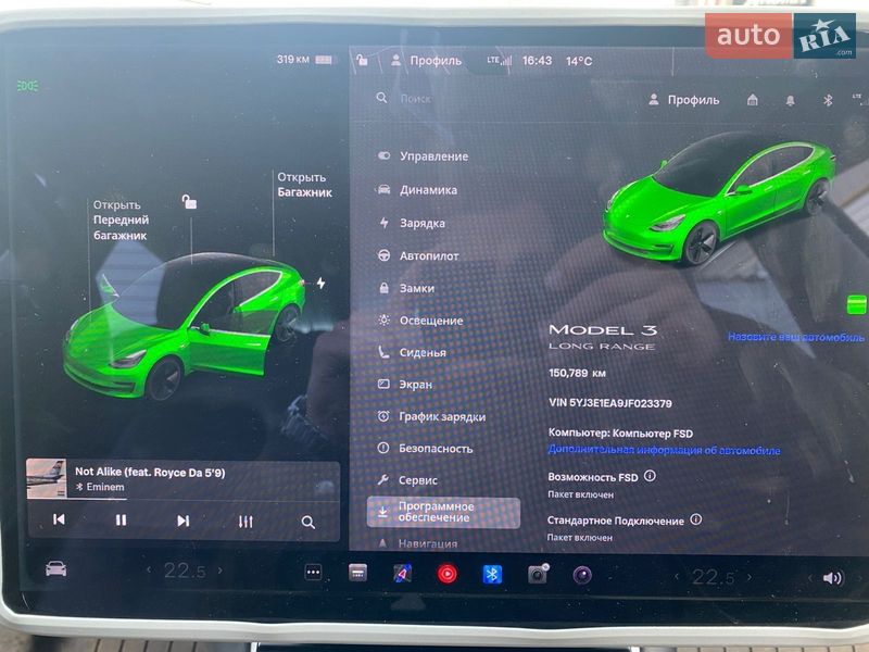 Седан Tesla Model 3 2018 в Киеве