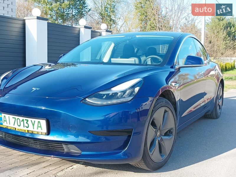 2019 Tesla Model-3, VIN 5YJ3E7EA6LF547756:plate — фото 1 (autoria)