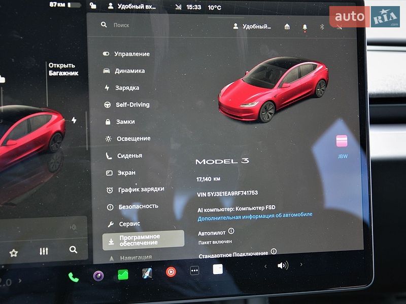 Седан Tesla Model 3 2024 в Киеве