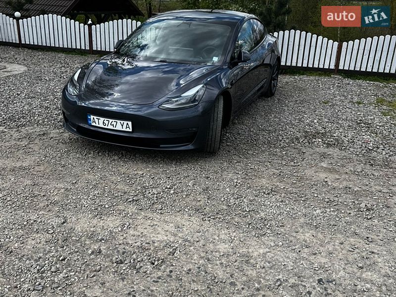 2021 Tesla Model 3, VIN 5YJ3E1EB0MF055540:plate — фото 1 (autoria)