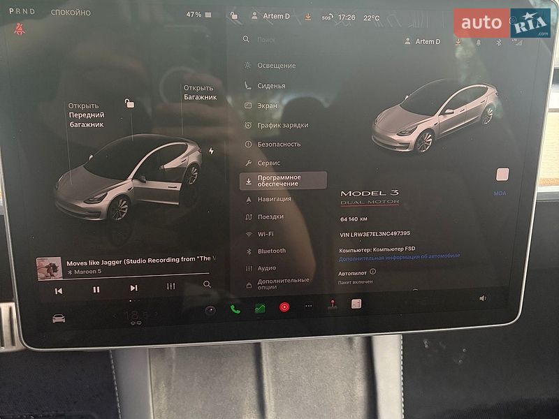 Седан Tesla Model 3 2022 в Черкассах