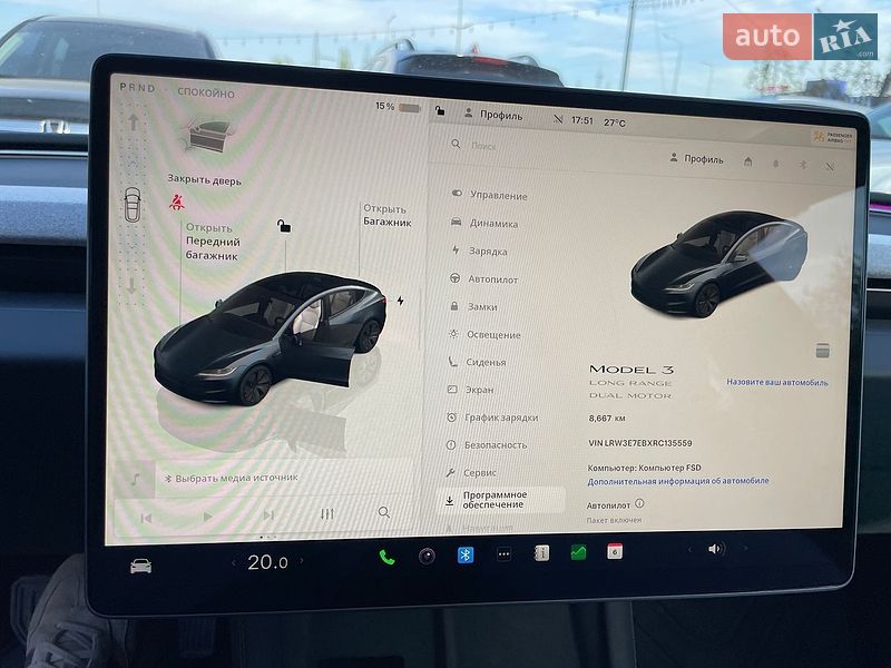 Седан Tesla Model 3 2024 в Львове