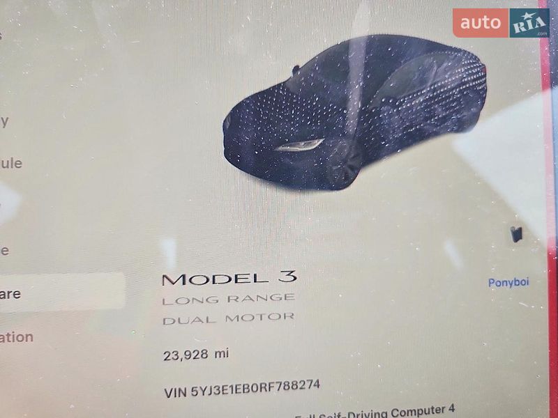 Седан Tesla Model 3 2024 в Киеве