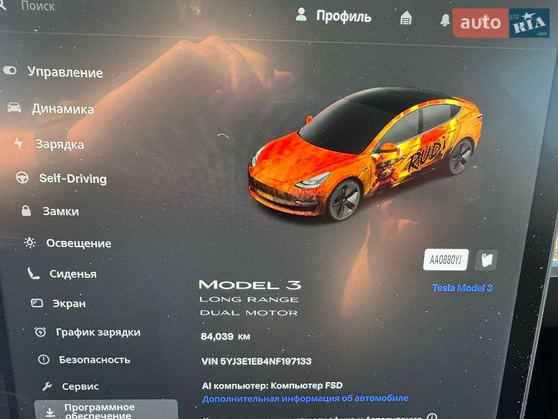 Седан Tesla Model 3 2022 в Киеве