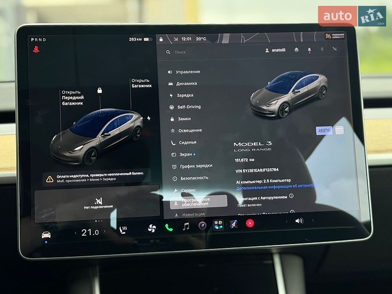 Седан Tesla Model 3 2018 в Киеве