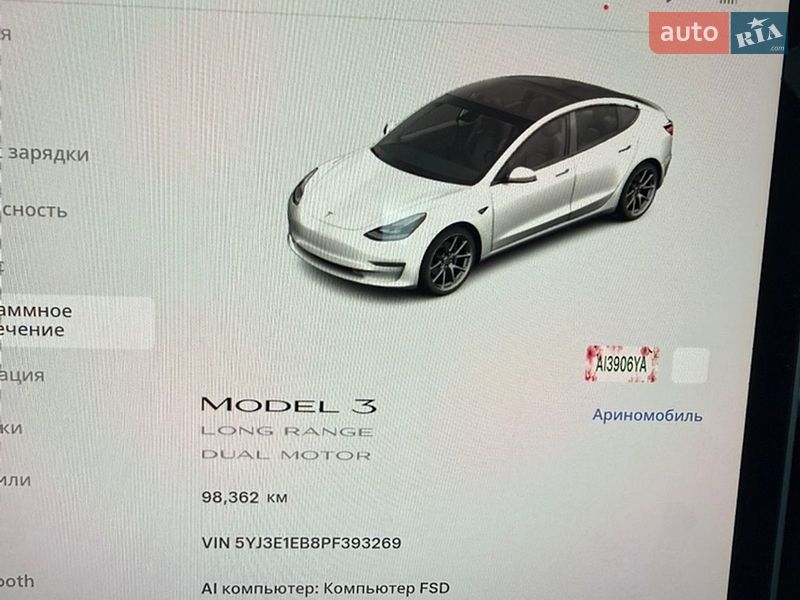 Седан Tesla Model 3 2022 в Михайлівці-Рубежівці