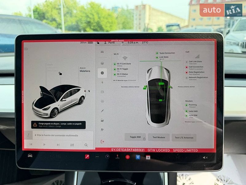 Седан Tesla Model 3 2019 в Луцке