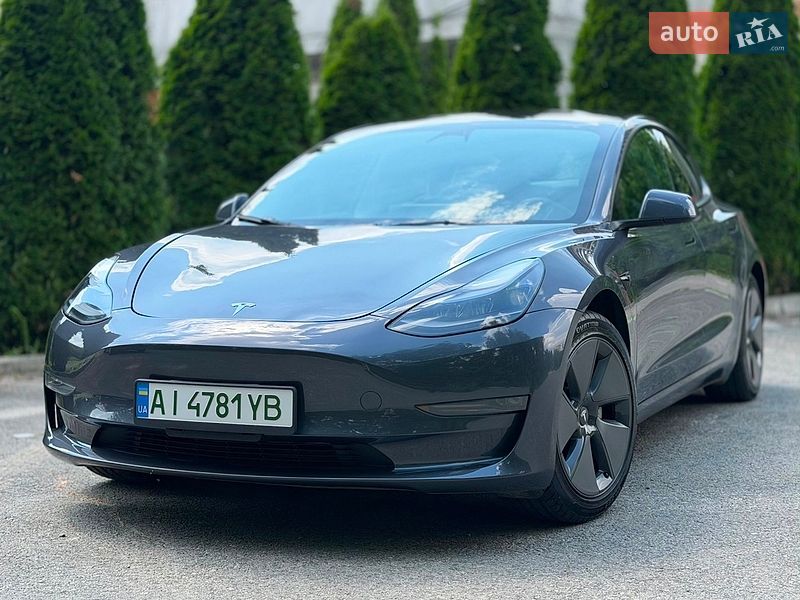 2023 Tesla Model-3, VIN 5YJ3E1EB7PF681140:plate — фото 1 (autoria)