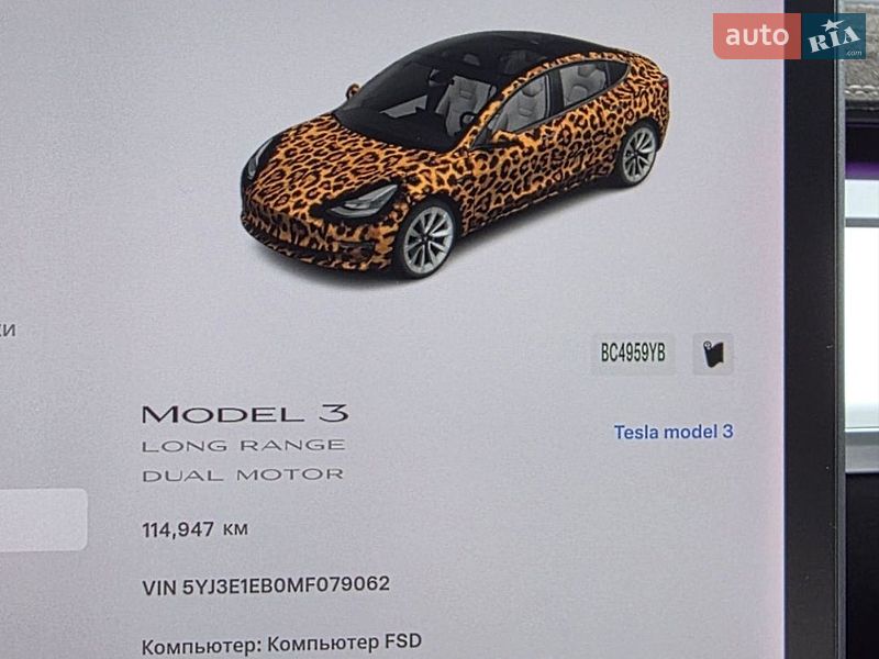 Седан Tesla Model 3 2021 в Львове фото 12 Седан Tesla Model 3 2021 в Львове