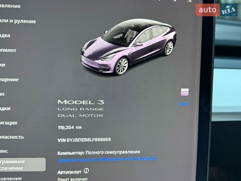 Седан Tesla Model 3 2020 в Валках