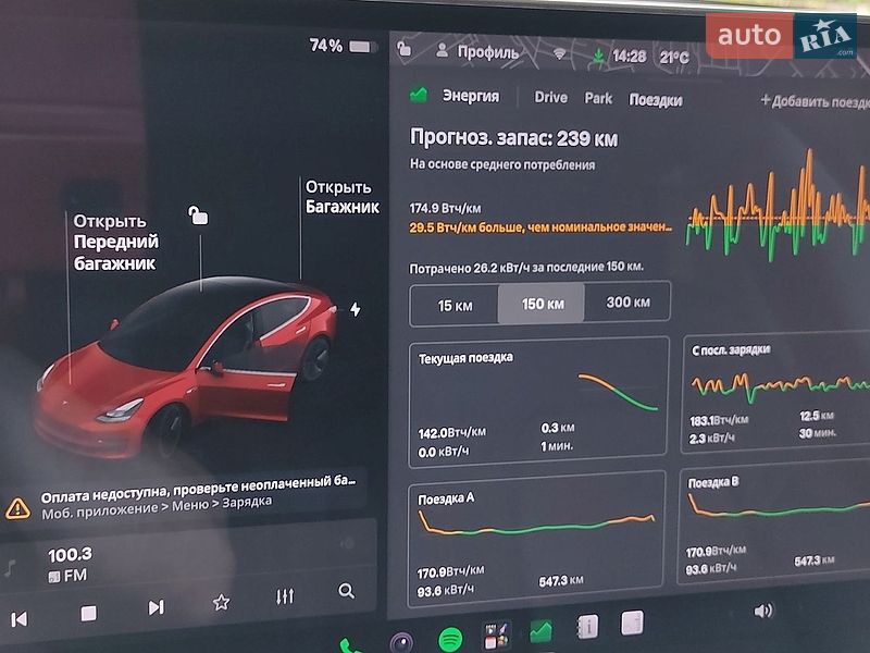 Седан Tesla Model 3 2018 в Вінниці