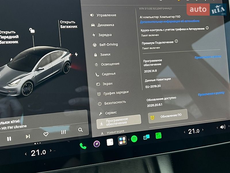 Седан Tesla Model 3 2021 в Хмельницькому