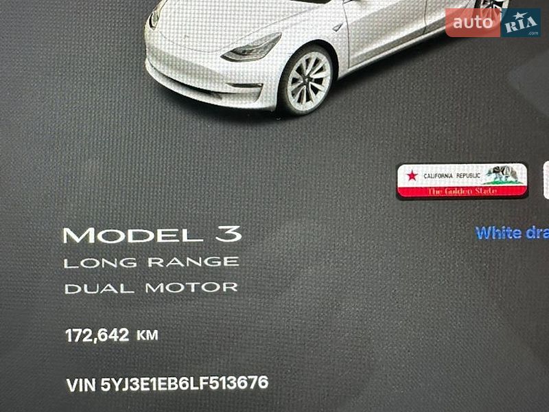 Седан Tesla Model 3 2019 в Ужгороді фото 15 Седан Tesla Model 3 2019 в Ужгороді