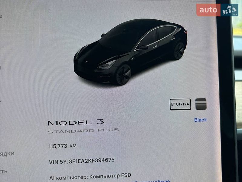 Седан Tesla Model 3 2019 в Одесі