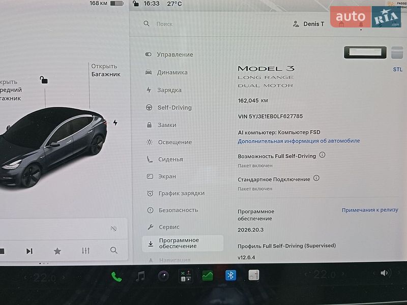 Седан Tesla Model 3 2019 в Запоріжжі