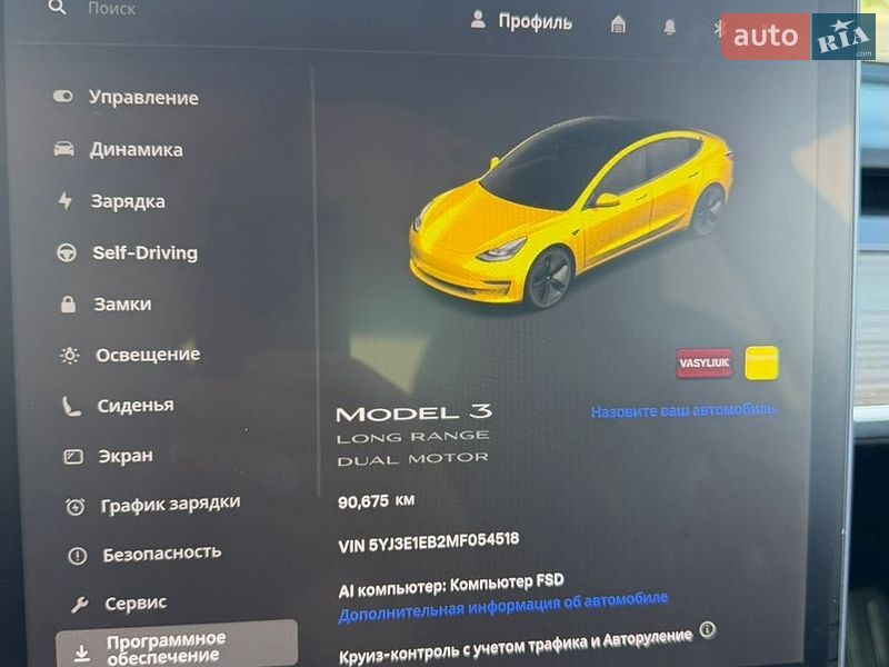 Седан Tesla Model 3 2021 в Львове фото 19 Седан Tesla Model 3 2021 в Львове