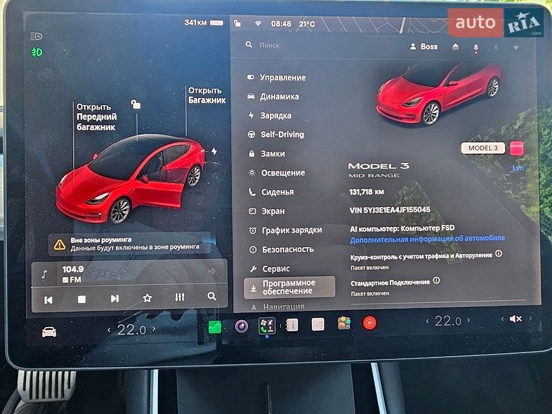 Седан Tesla Model 3 2018 в Одессе