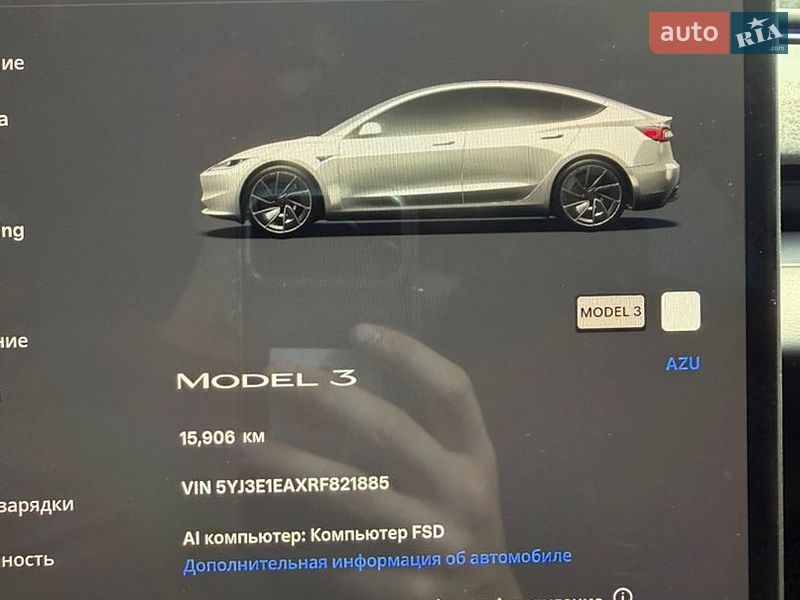 Седан Tesla Model 3 2024 в Виннице