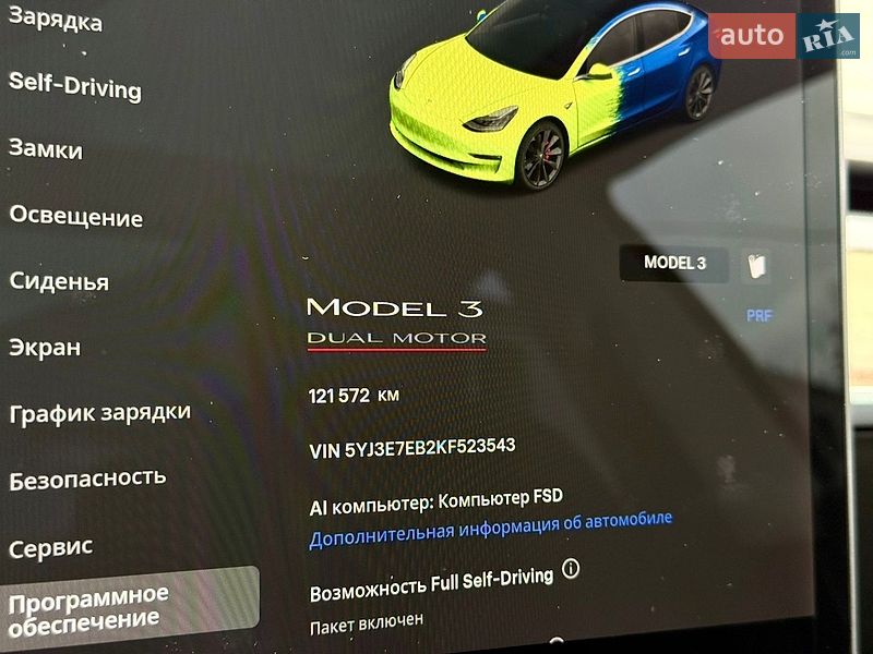 Седан Tesla Model 3 2019 в Киеве