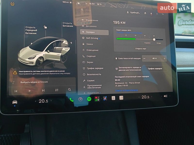 Седан Tesla Model 3 2022 в Вараші