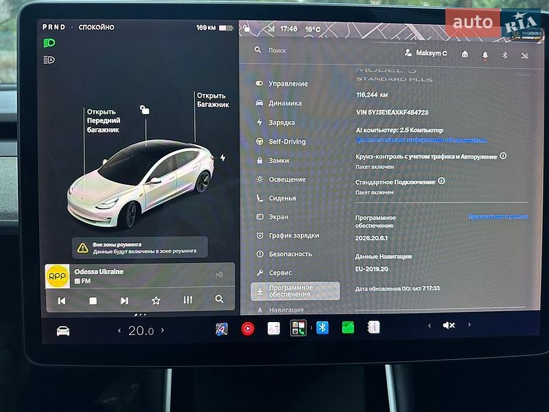 Седан Tesla Model 3 2019 в Одесі