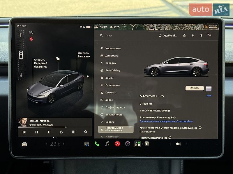 Седан Tesla Model 3 2024 в Дніпрі