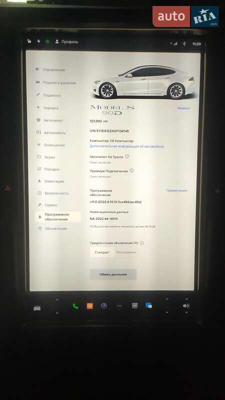 Лифтбек Tesla Model S 2016 в Виннице