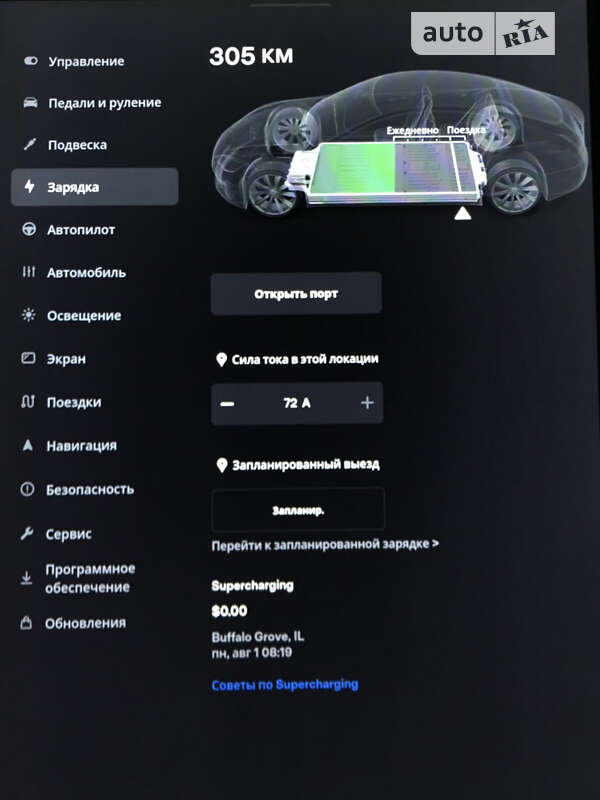 Лифтбек Tesla Model S 2017 в Виннице