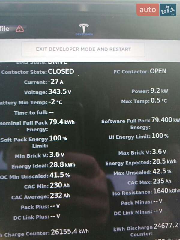 Ліфтбек Tesla Model S 2015 в Києві