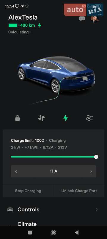 Лифтбек Tesla Model S 2015 в Черкассах