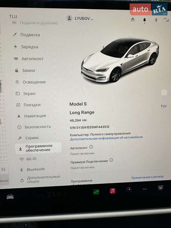Лифтбек Tesla Model S 2021 в Киеве