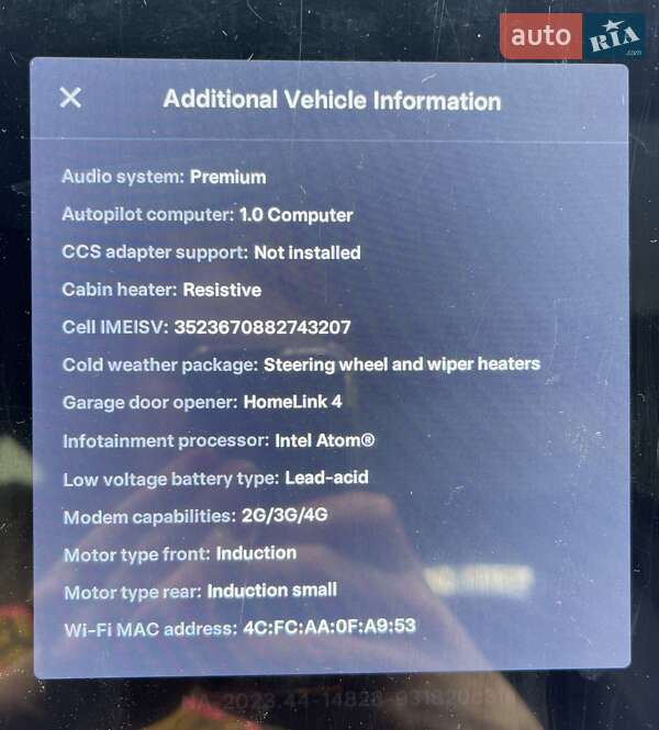 Лифтбек Tesla Model S 2015 в Львове