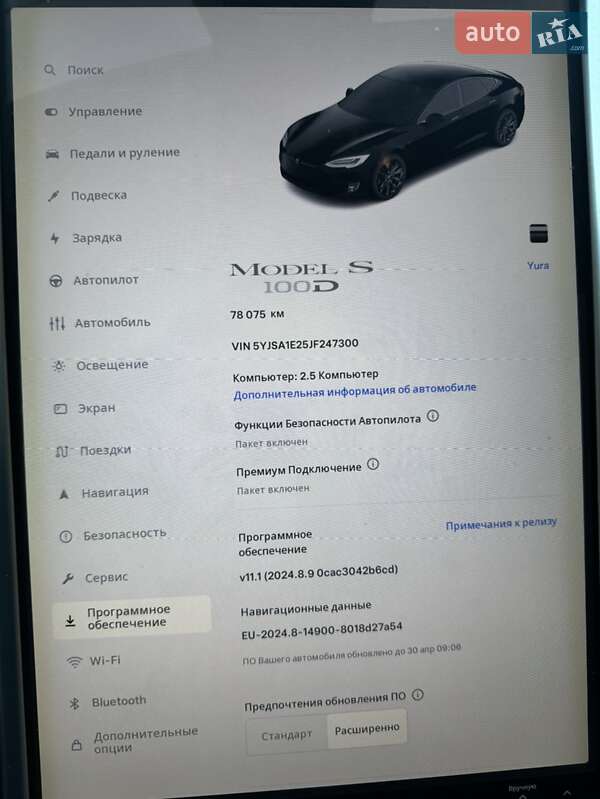 Лифтбек Tesla Model S 2018 в Киеве