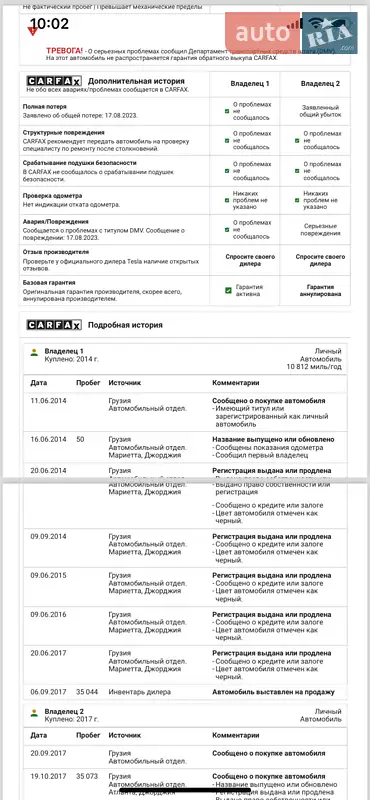Лифтбек Tesla Model S 2014 в Харькове документ