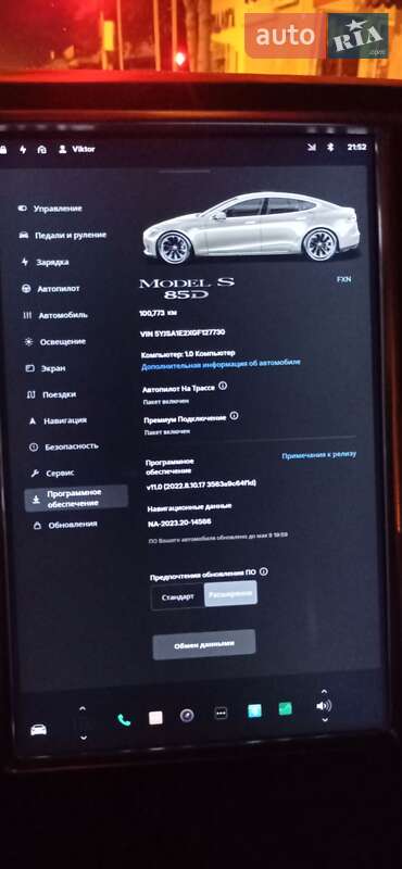 Ліфтбек Tesla Model S 2016 в Одесі фото 26 Ліфтбек Tesla Model S 2016 в Одесі