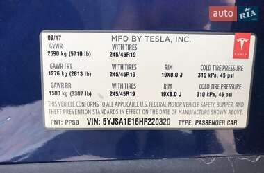Лифтбек Tesla Model S 2017 в 