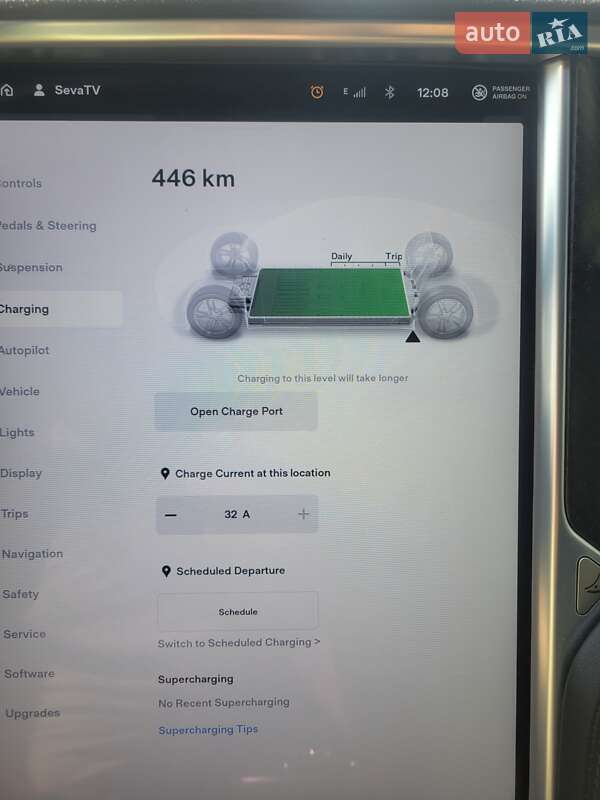 Лифтбек Tesla Model S 2014 в Киеве