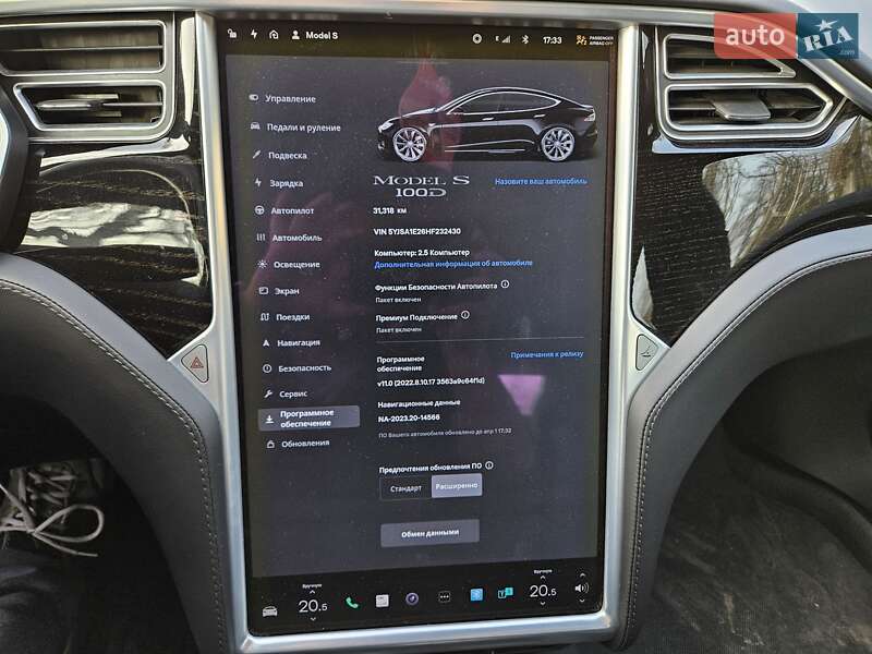 Ліфтбек Tesla Model S 2017 в Кривому Розі