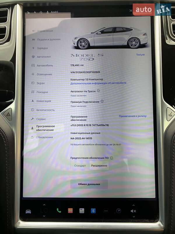 Лифтбек Tesla Model S 2015 в Киеве