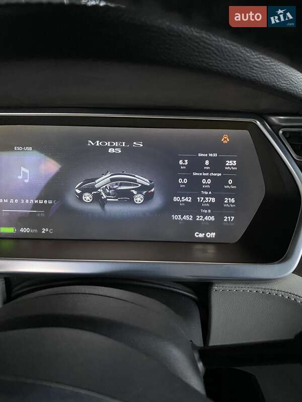 Лифтбек Tesla Model S 2014 в Днепре