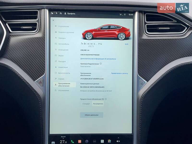 Лифтбек Tesla Model S 2014 в Виннице