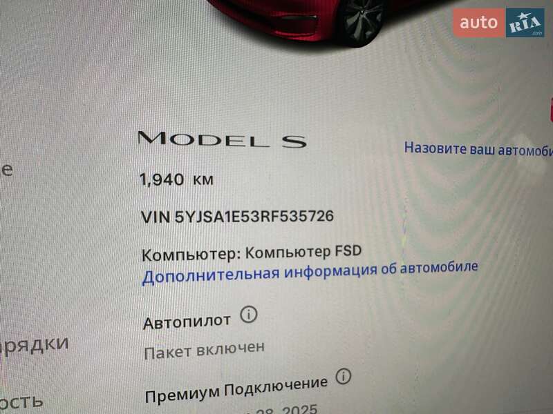 Лифтбек Tesla Model S 2024 в Киеве