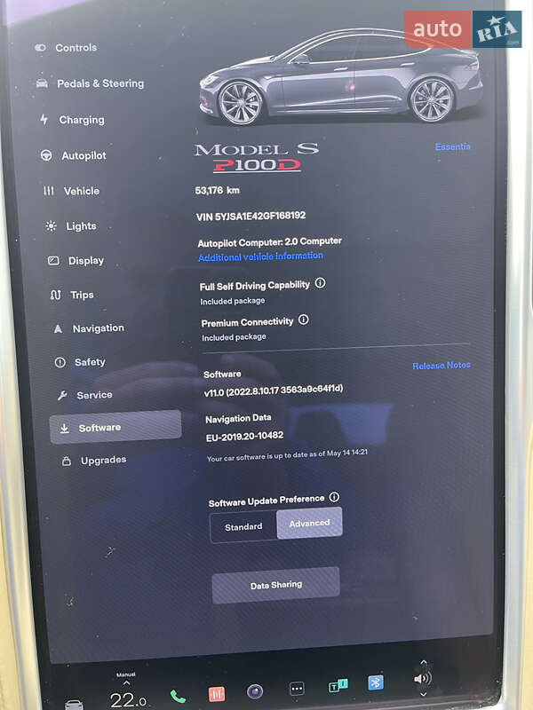 Ліфтбек Tesla Model S 2016 в Києві