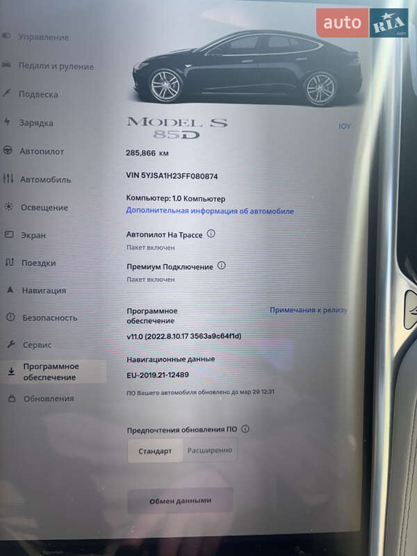 Ліфтбек Tesla Model S 2015 в Києві