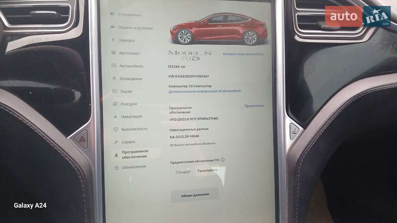 Лифтбек Tesla Model S 2015 в Ильинцах