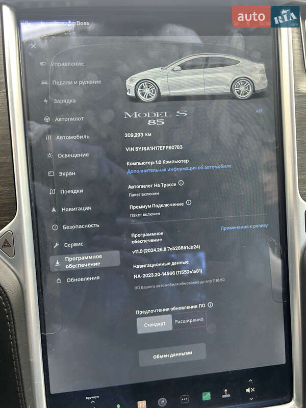Ліфтбек Tesla Model S 2014 в Житомирі